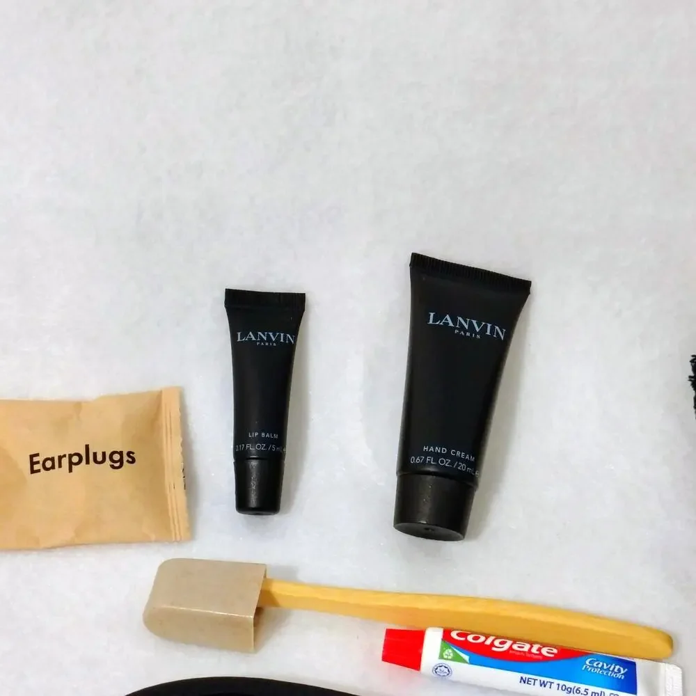 Lanvin Parfums Turkish Airlines Business Class Amenity Travel Toiletries Kit NEW